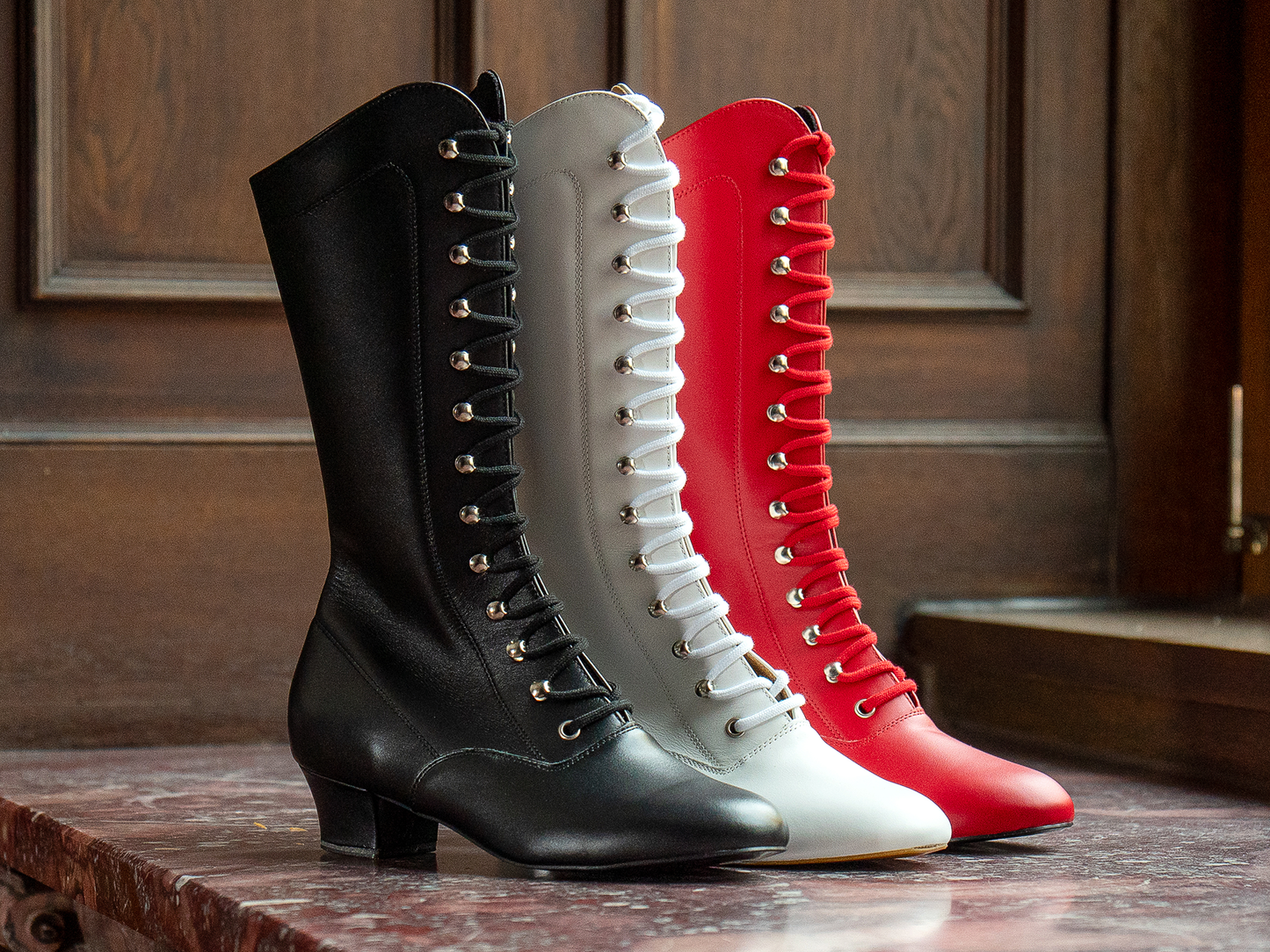 Diamant Damen Garde Tanzstiefel 209-434-034-V