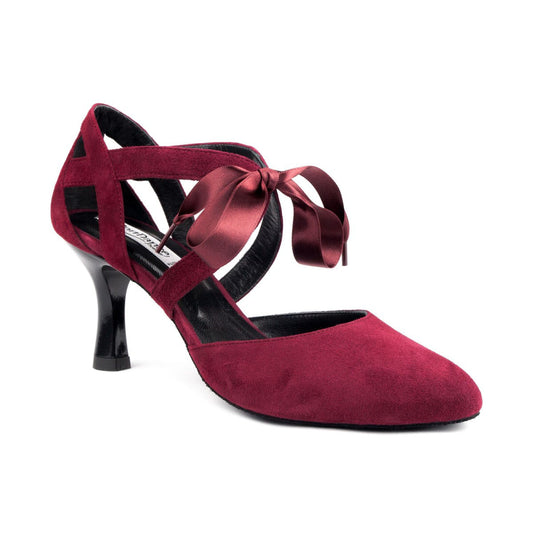 PortDance Damen Tanzschuhe PD125 Bordeaux
