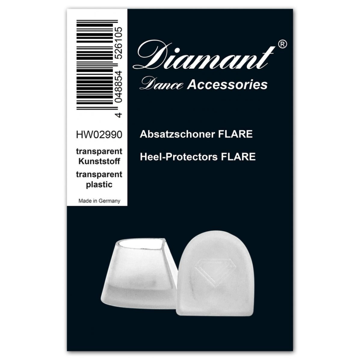 Diamant Absatzschoner - Style: Flare 2020 - Farbe: Transparent - Menge: 5 Paar