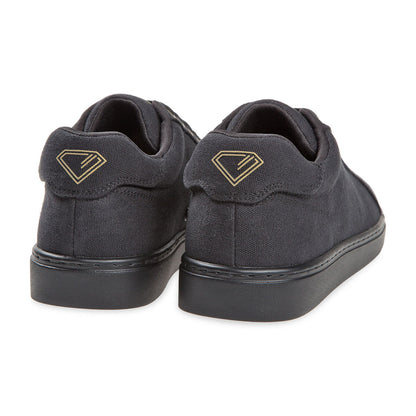 Diamant Unisex Low-Top Dance Sneakers RITMO Black Canvas