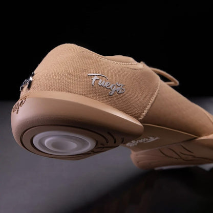 Fuego Unisex Split-Sole Dance Sneakers Latte