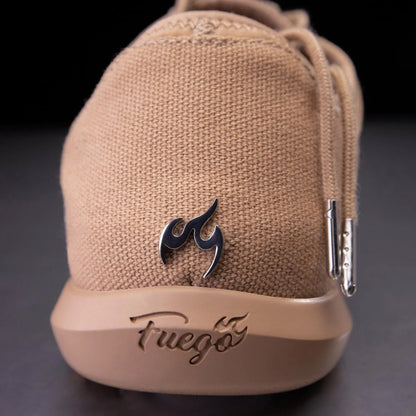 Fuego Unisex Split-Sole Dance Sneakers Latte