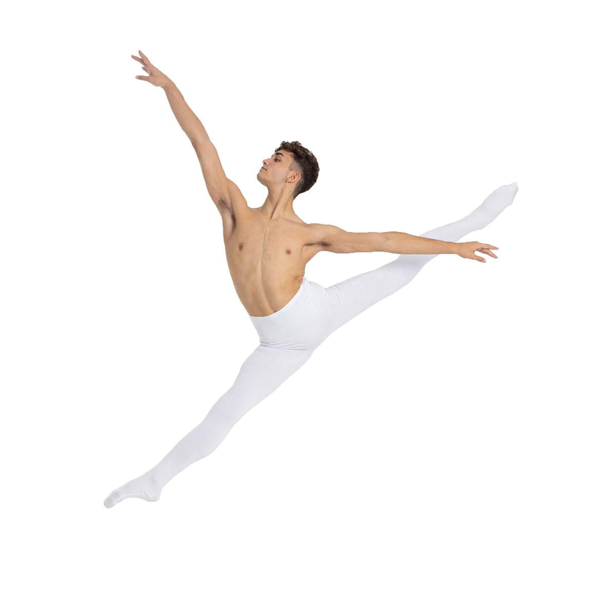 Intermezzo Herren Ballett Strumpfhosen 5338 Pantalpie - Farbe: Weiß (001) - Größe: XXL