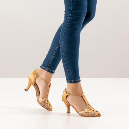 Anna Kern Damen Tanzschuhe 640-60 - Farbe: Hautfarben - Größe: UK 9