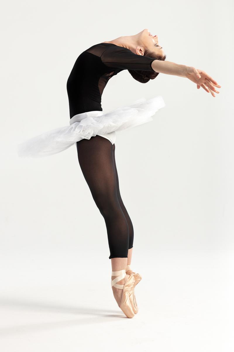 Intermezzo Damen Ballett Teller Tutu 7741 Falplat - Farbe: Weiß (001) - Größe: S