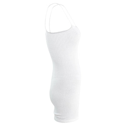 Intermezzo Damen Aufwärmanzug kurz 4587 Skinlegshort - Farbe: Weiß (001) - Größe: XXL