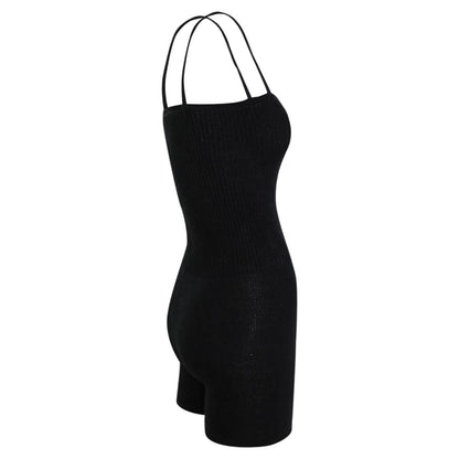 Intermezzo Damen Aufwärmanzug kurz 4587 Skinlegshort - Farbe: Schwarz (037) - Größe: L