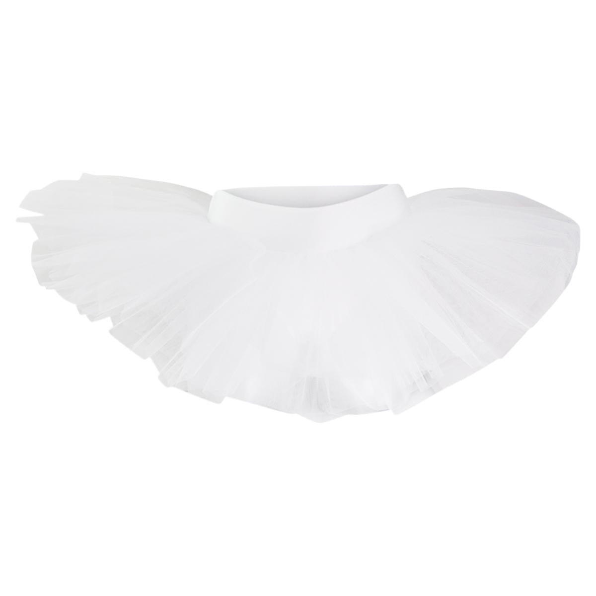 Intermezzo Damen Ballett Tutu 7736 Falsliptu - Farbe: Weiß (001) - Größe: XS