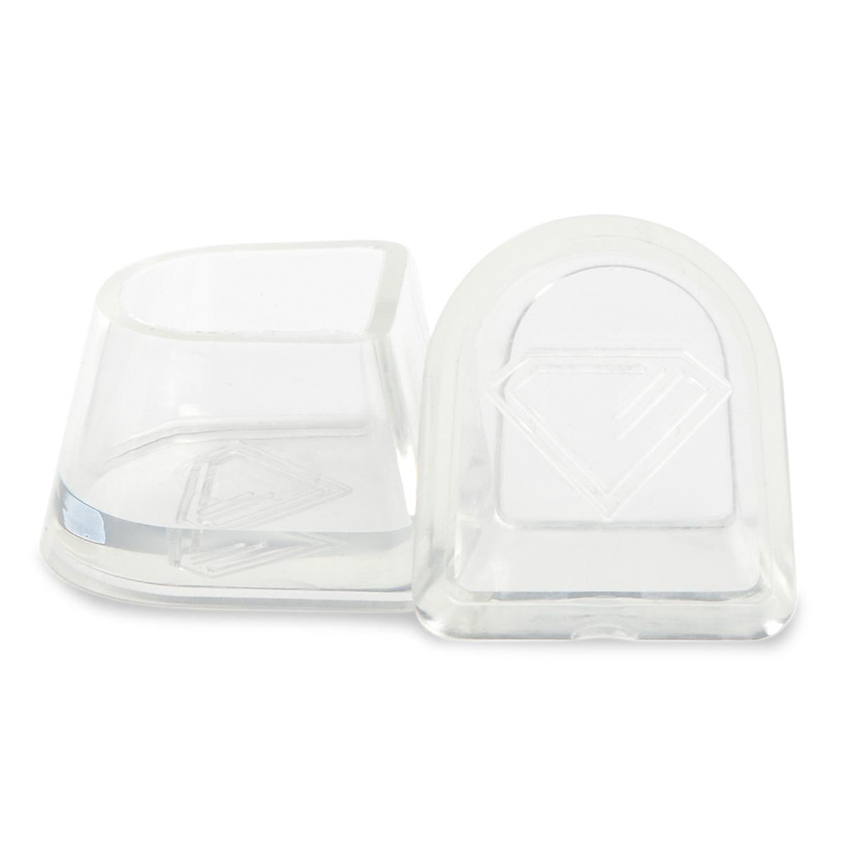 Diamant Absatzschoner - Style: Flare - Farbe: Transparent - Menge: 10 Paar