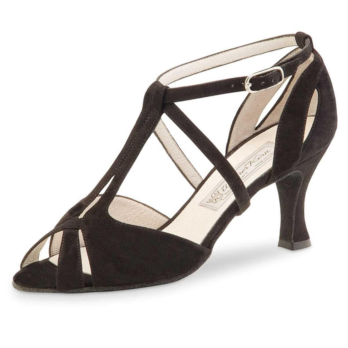 Werner Kern Damen Tanzschuhe Francis 6,5 - Farbe: Schwarz - Größe: UK 6