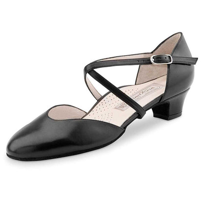 Werner Kern Damen Tanzschuhe Felice 3,4 - Farbe: Schwarz - Größe: UK 3