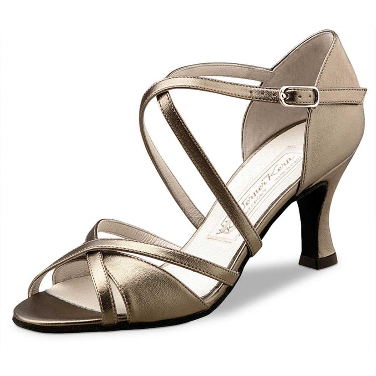 Werner Kern Damen Tanzschuhe July 6,5 - Farbe: Antik - Größe: UK 8,5