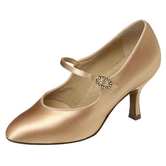 Supadance Damen Tanzschuhe 1012 Flesh - Weite: Normal - Absatz: 2" Contour - Größe: UK 5,5