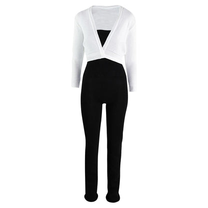 Intermezzo Damen Aufwärmanzug lang 4588 Skinlegrec - Farbe: Schwarz (037) - Größe: S