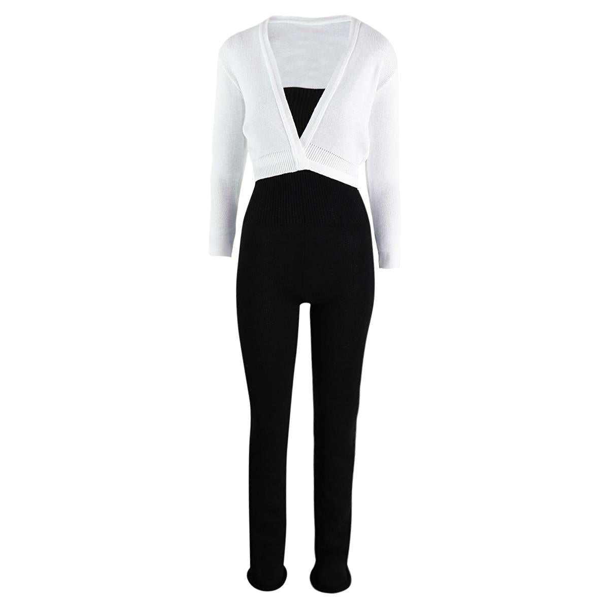 Intermezzo Damen Aufwärmanzug lang 4588 Skinlegrec - Farbe: Schwarz (037) - Größe: M
