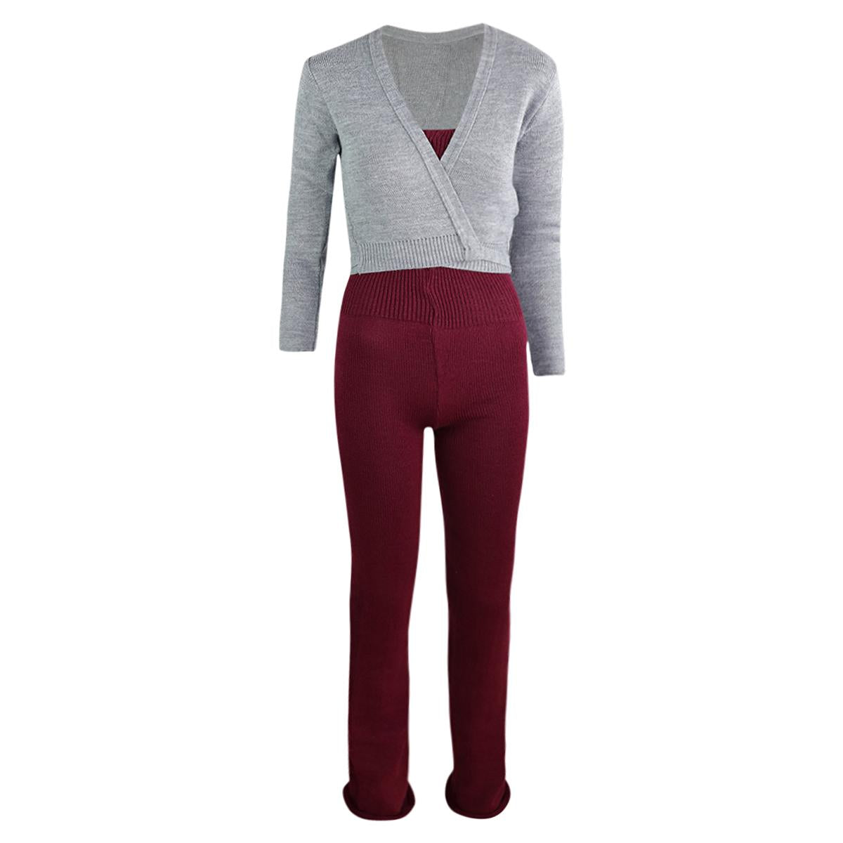 Intermezzo Damen Aufwärmanzug lang 4588 Skinlegrec - Farbe: Burgund (028) - Größe: M