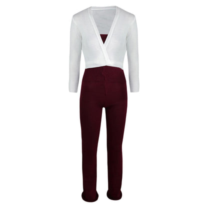 Intermezzo Damen Aufwärmanzug lang 4588 Skinlegrec - Farbe: Burgund (028) - Größe: XXL
