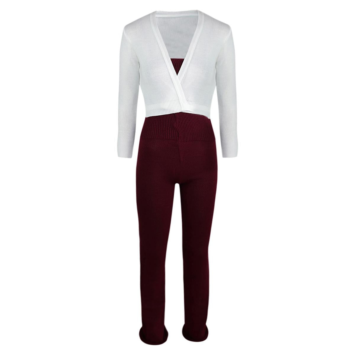 Intermezzo Damen Aufwärmanzug lang 4588 Skinlegrec - Farbe: Burgund (028) - Größe: M