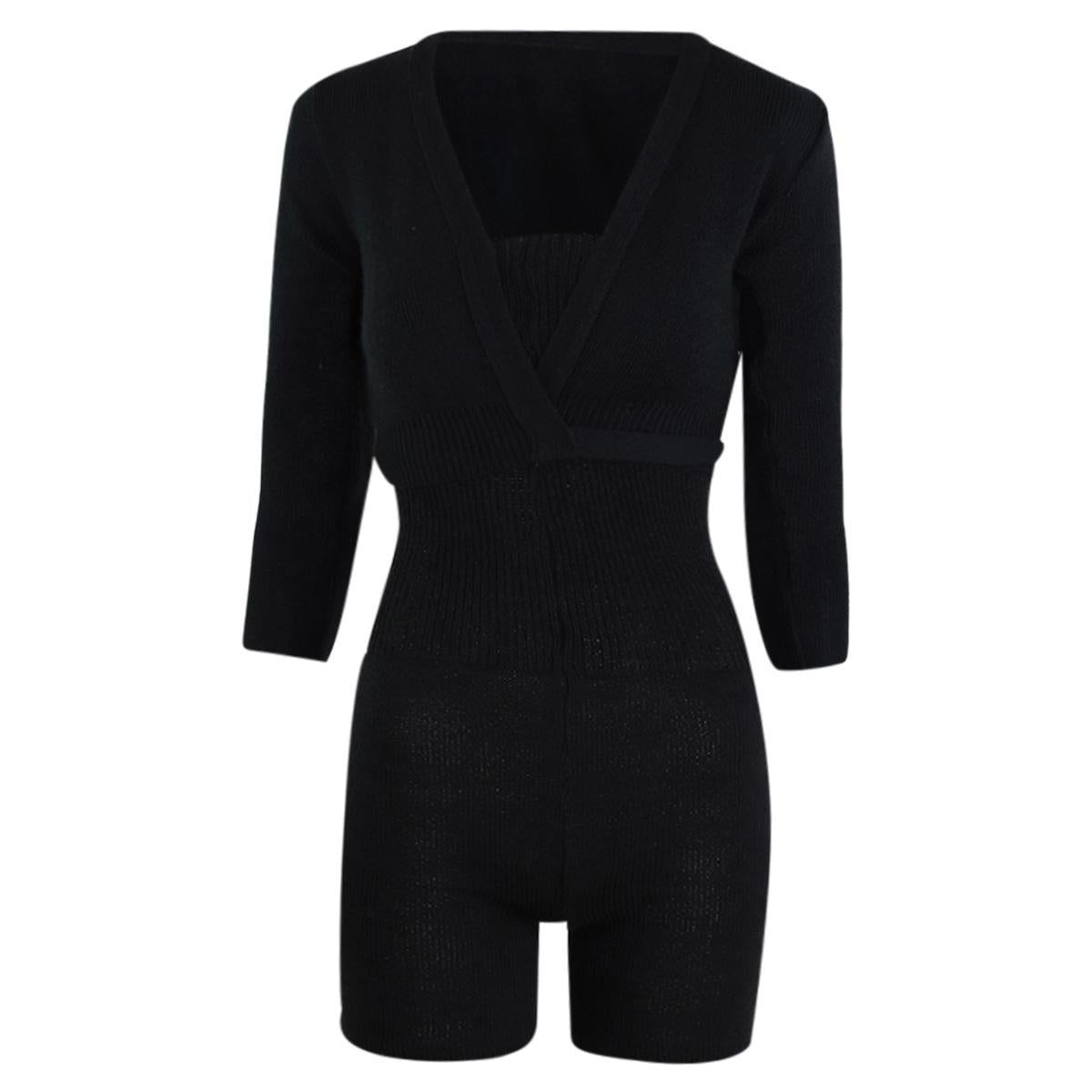 Intermezzo Damen Aufwärmanzug kurz 4587 Skinlegshort - Farbe: Schwarz (037) - Größe: M