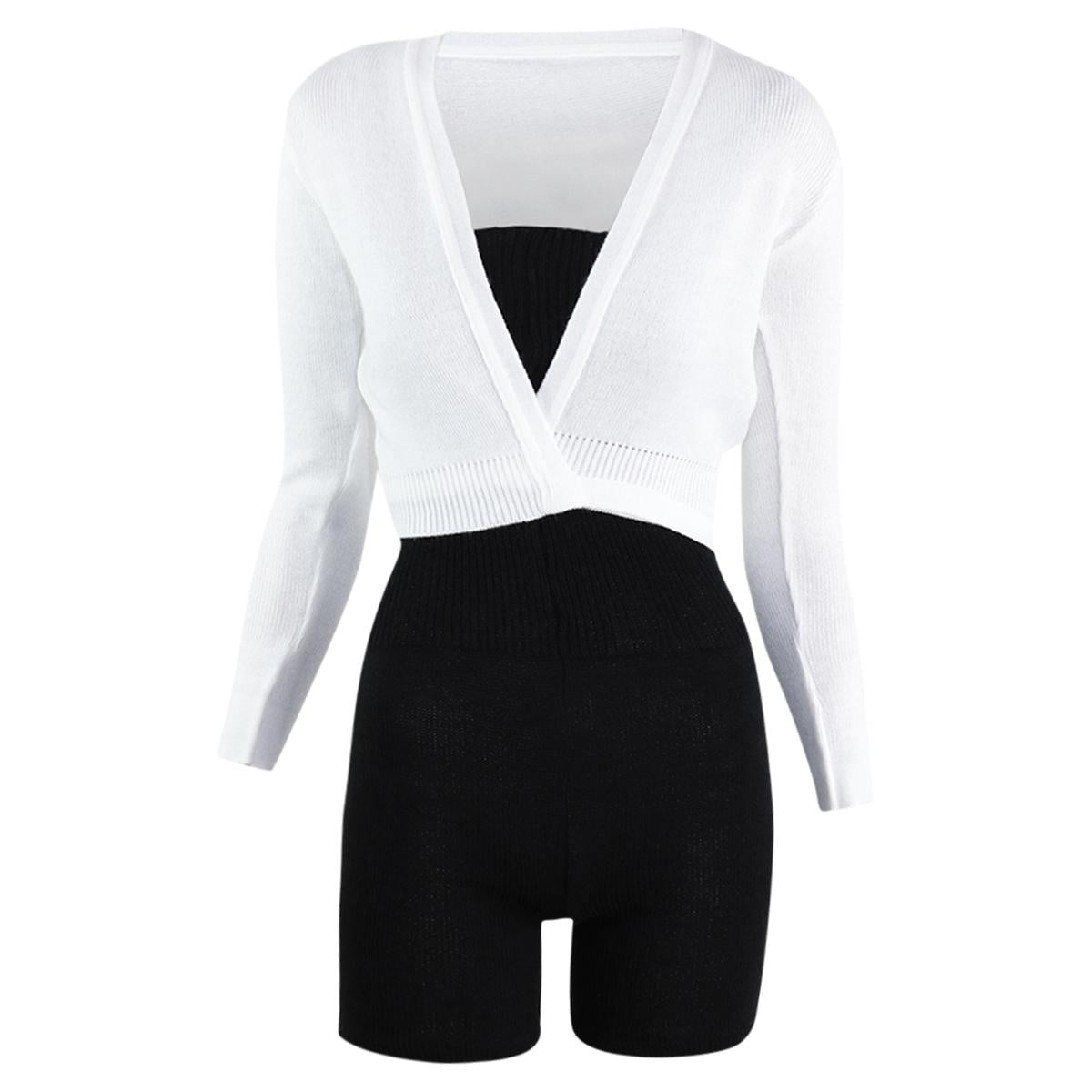 Intermezzo Damen Aufwärmanzug kurz 4587 Skinlegshort - Farbe: Schwarz (037) - Größe: S