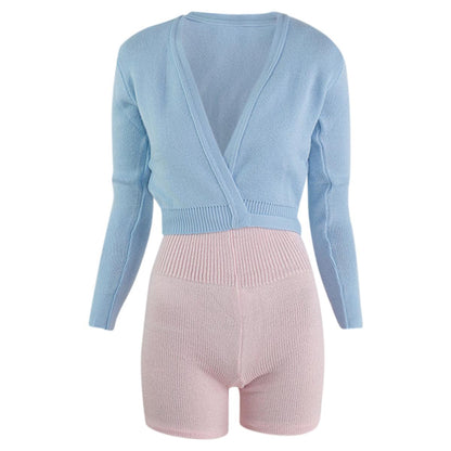 Intermezzo Damen Aufwärmanzug kurz 4587 Skinlegshort - Farbe: Rosa (007) - Größe: S