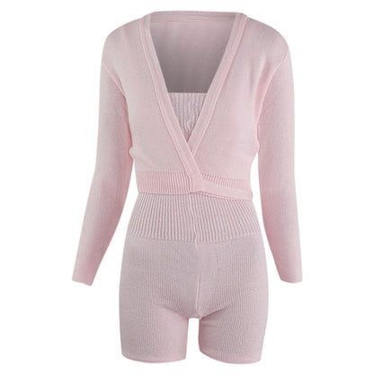 Intermezzo Damen Aufwärmanzug kurz 4587 Skinlegshort - Farbe: Rosa (007) - Größe: XXL