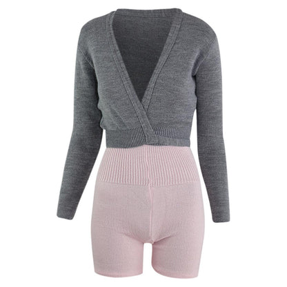 Intermezzo Damen Aufwärmanzug kurz 4587 Skinlegshort - Farbe: Rosa (007) - Größe: L