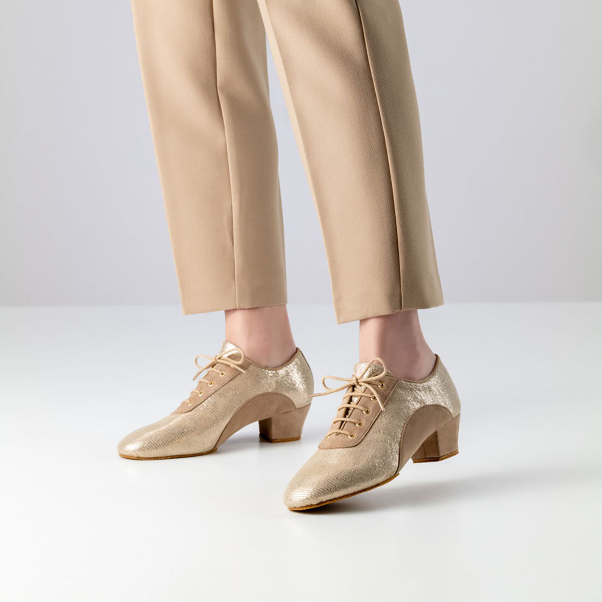Anna Kern Damen Trainerschuhe Brienne Beige/Gold