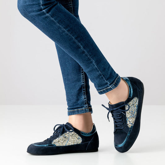 Werner Kern Damen Sneaker Tanzschuhe Carol Blau