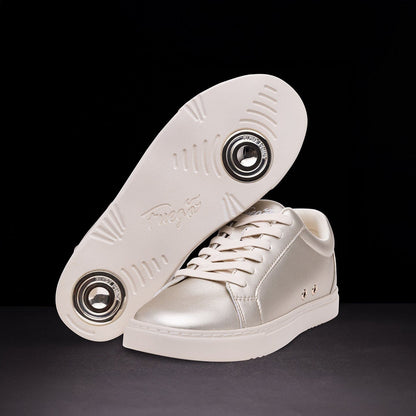 Fuego Unisex Low-Top Dance Sneakers Champagne