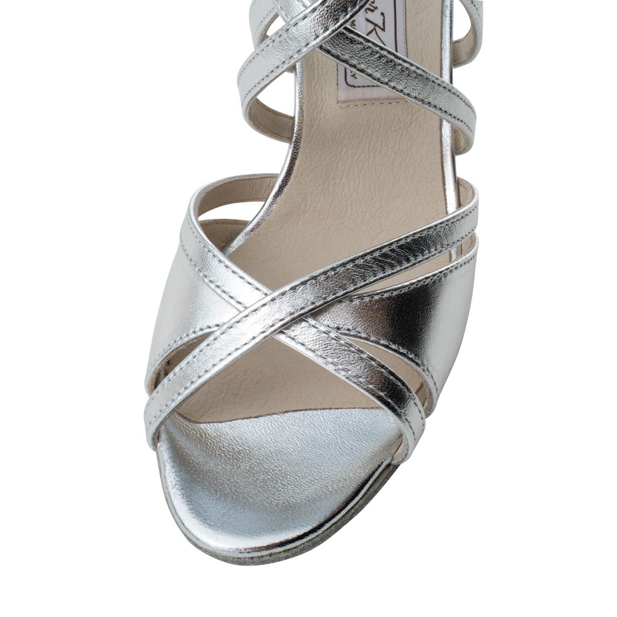 Werner Kern Damen Tanzschuhe Eva 6,5 - Farbe: Silber - Größe: UK 9