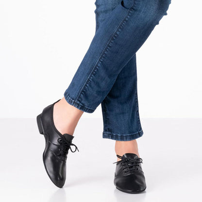 Werner Kern Damen Trainer Tanzschuhe Fenja - Obermaterial: Leder Schwarz - Größe: EU 43 1/3
