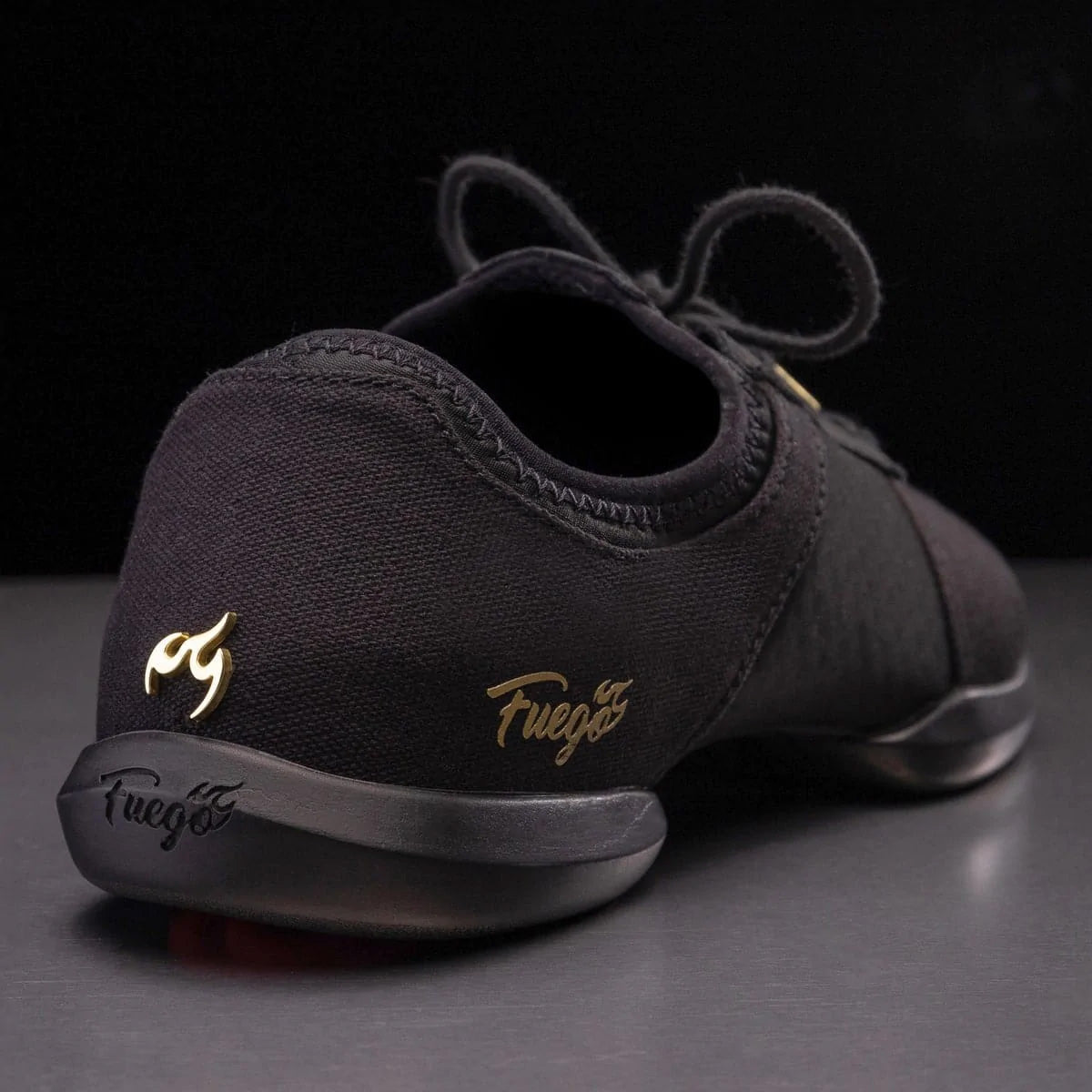 Fuego Unisex Split-Sole Dance Sneakers All-Black