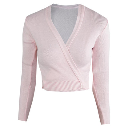Intermezzo Damen Ballett Wickeljacke 6000 Jersey Elisa - Farbe: Rosa (007) - Größe: XXL