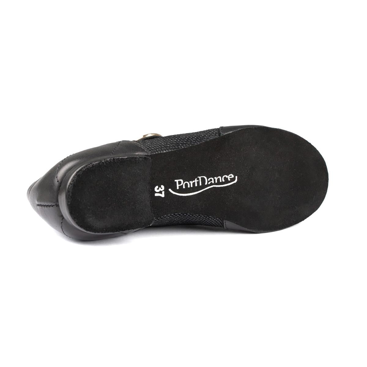 PortDance Damen Tanzschuhe PD07 - Farbe: Schwarz - Größe: EUR 41