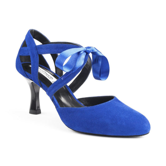 PortDance Damen Tanzschuhe PD125 Blau