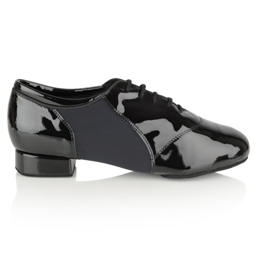 Ray Rose Herren Tanzschuhe 323 Tailwind - Lack/Neopren Schwarz --Glide - Größe: UK 9,5