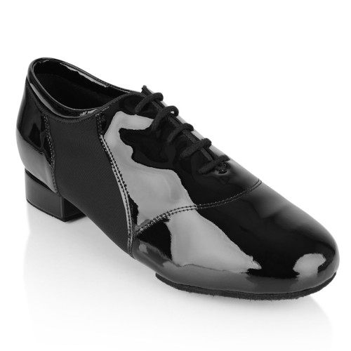 Ray Rose Scarpe da Ballo 323 Tailwind - Vernice/Neopren Nero - Misura: UK 9,5