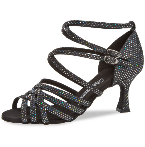 Diamant Damen Tanzschuhe 108-087-183 - Schwarz/Silber