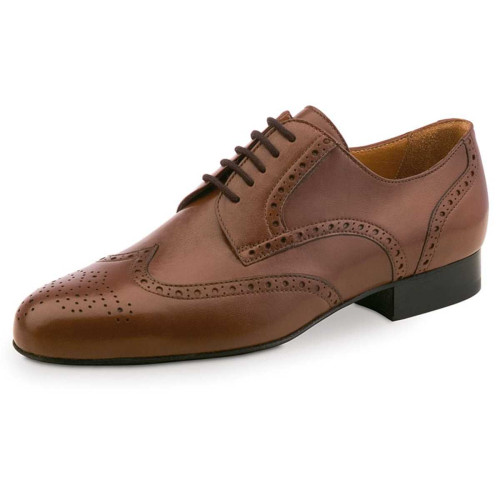 Werner Kern Men´s Dance Shoes Udine - Leather Cognac - Size: UK 9