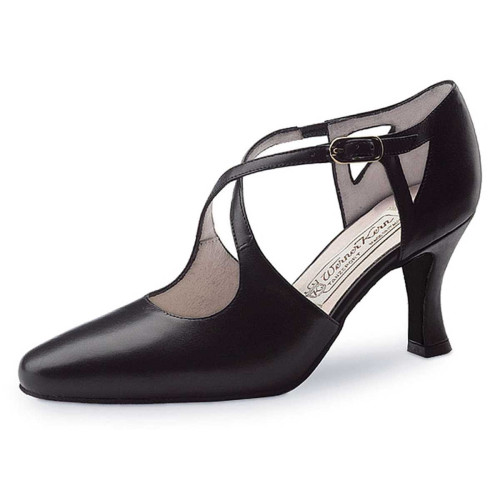 Werner Kern Femmes Chaussures de Danse Ines - Cuir Noir 6,5 - Pointure: UK 3