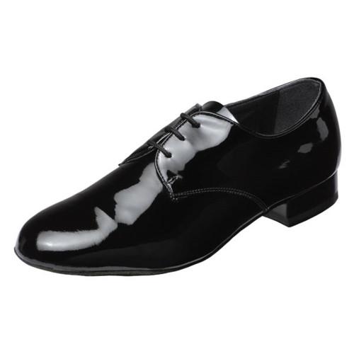 Supadance Sapatos de Dança 9000 - Laca Preto - Regular - Tamanho: UK 7