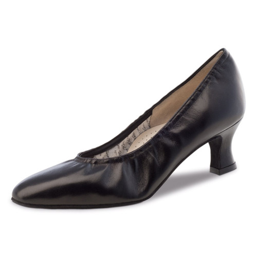 Werner Kern Femmes Chaussures de Danse Laura - Cuir Noir - 5 cm - Pointure: UK 3,5