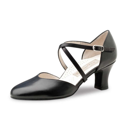 Werner Kern Mujeres Zapatos de Baile Layla - Cuero Negro Talla: UK 5,5