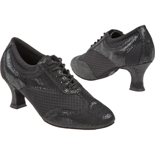 Diamant Mulheres Sapatos de dança 183-009-593 - Camurça Preto - 5,5 cm