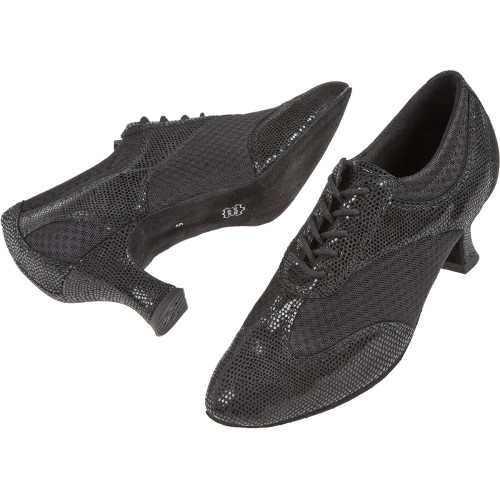 Diamant Mulheres Sapatos de dança 183-009-593 - Camurça Preto - 5,5 cm