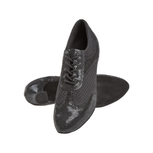 Diamant Mulheres Sapatos de dança 183-009-593 - Camurça Preto - 5,5 cm