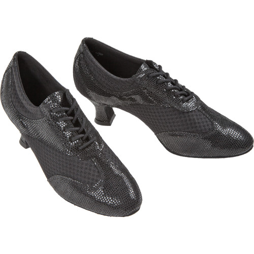 Diamant Mujeres Zapatos de Baile 183-009-593 - Ante Negro - 5,5 cm