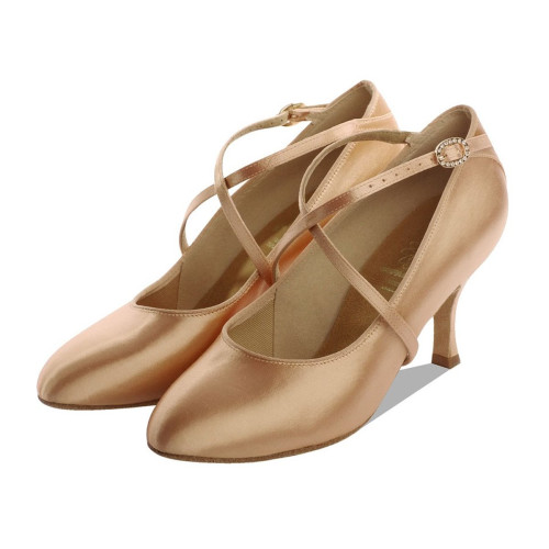 Supadance Damen Tanzschuhe 2016 - Flesh Satin - Regular Contour - Größe: UK 6,5