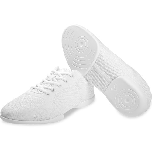 Diamant Unisex Split-Sole Dance Sneakers TUNE White